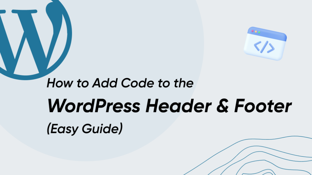 how to add code in WordPress