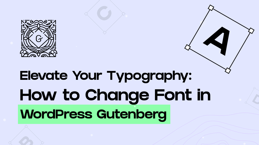 how to change font in WordPress