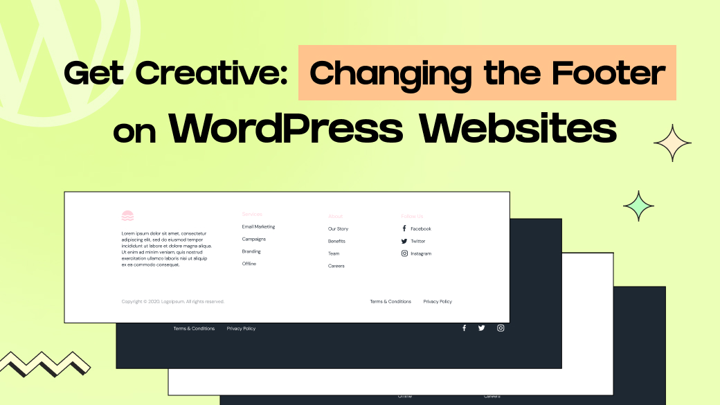 edit the WordPress footer