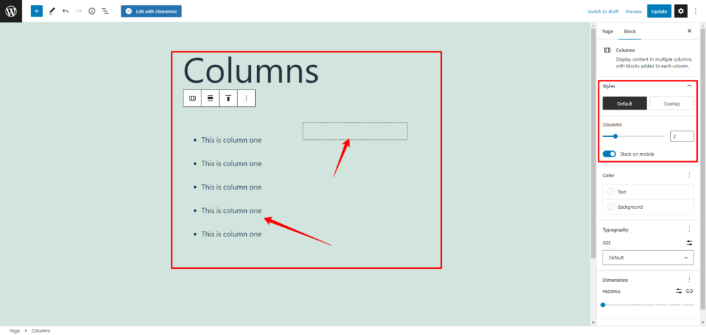 Create a Multi-Column List