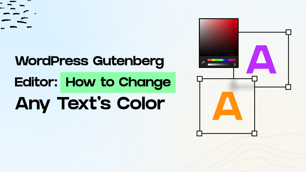 how to change text color in WordPress