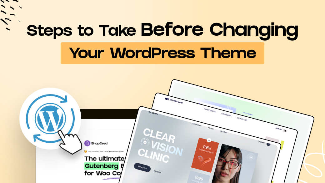 change the WordPress theme